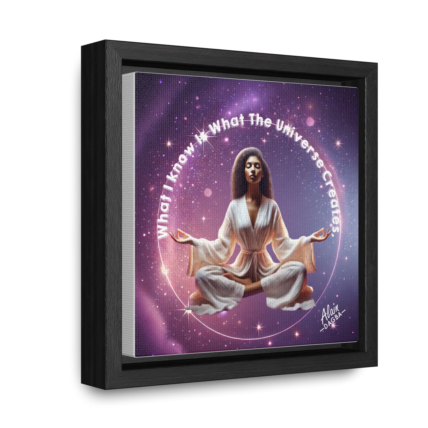 Manifesting Affirmation Arts: Gallery Canvas Wraps, Square Frame