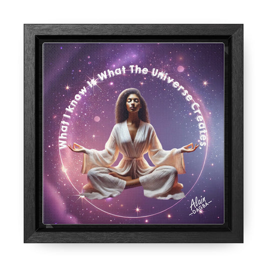 Manifesting Affirmation Arts: Gallery Canvas Wraps, Square Frame